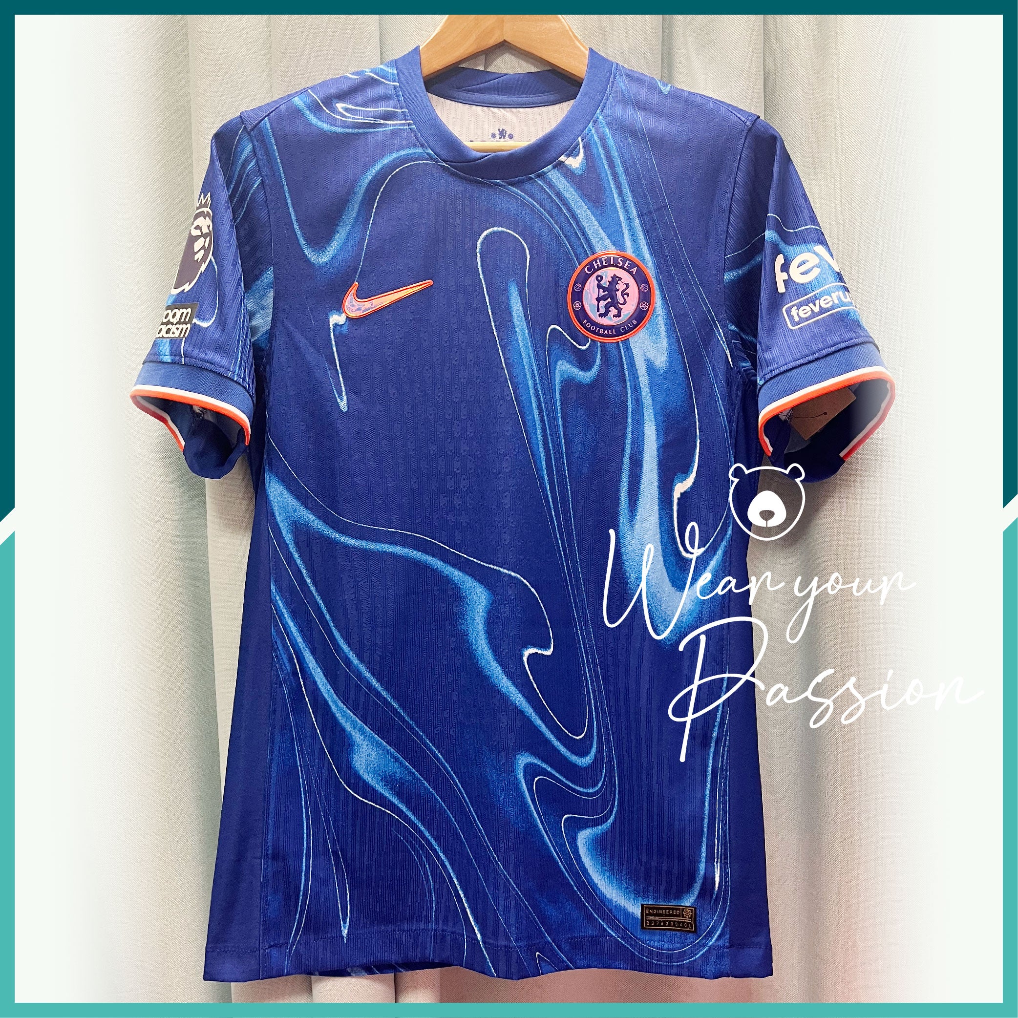 (Nameset & Patches Included) Authentic 2024-25 Chelsea Home Jersey – 巨熊 ...