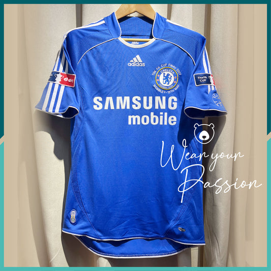 2006-08 Chelsea Home Jersey (FA Cup Final 2007 Version)