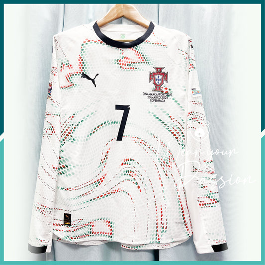 [連熨字、臂章、對賽日期] Player Issue 2025 葡萄牙作客長袖球衣