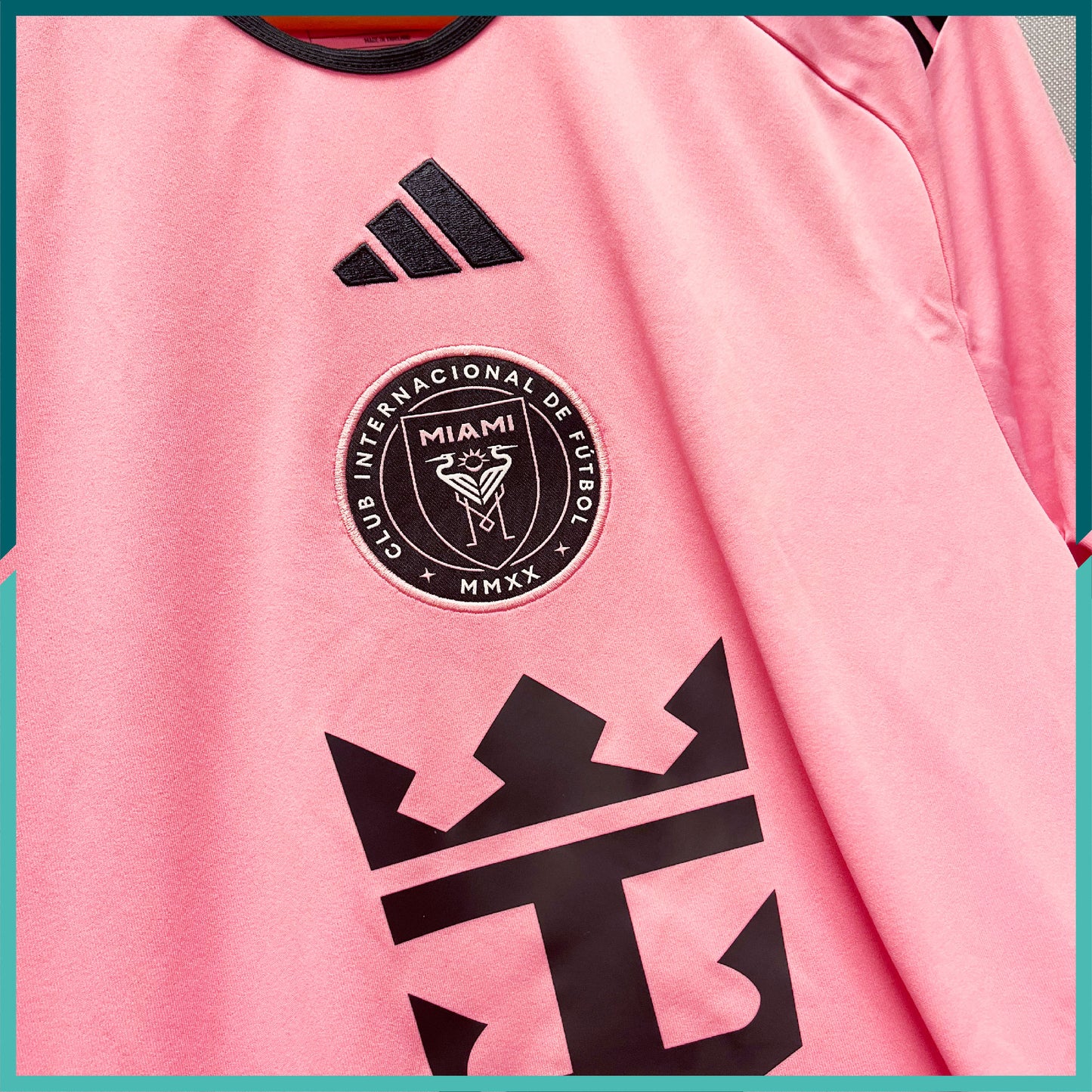 [連熨字、臂章]  2024 國際邁阿密主場球衣
