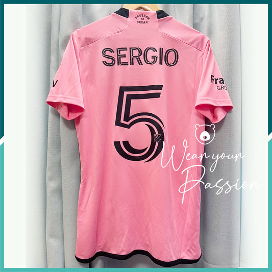 [連熨字、臂章]  2024 國際邁阿密主場球衣