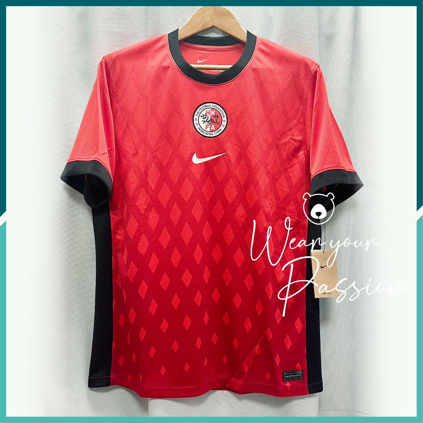 [連熨字、臂章] 2024-25 香港隊主場球衣