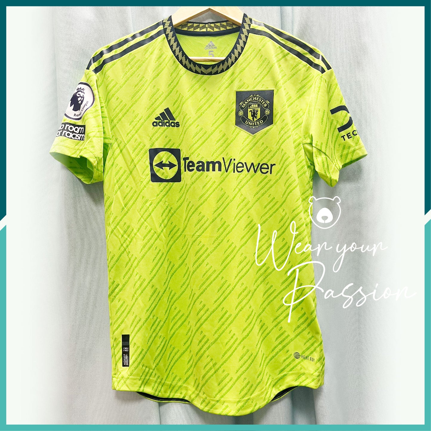 [連熨字、臂章] Player Issue 2022-23 曼聯第二作客球衣