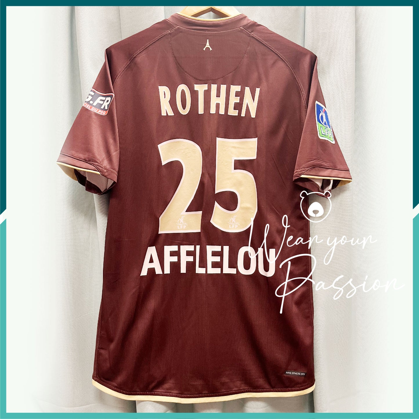 (Nameset & Patch included) 2006-07 Paris Saint-Germain Away Jersey