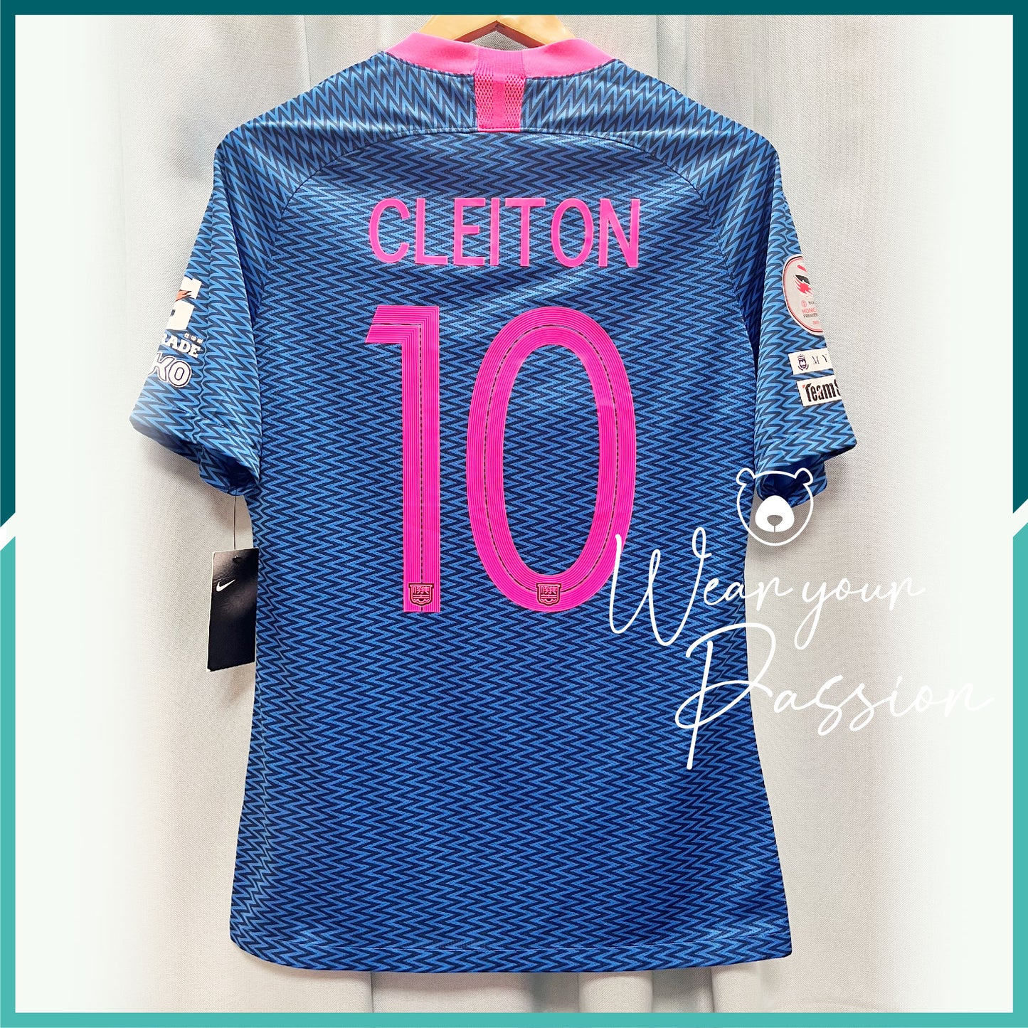 [連熨字、臂章] 2019-20 傑志主場球衣