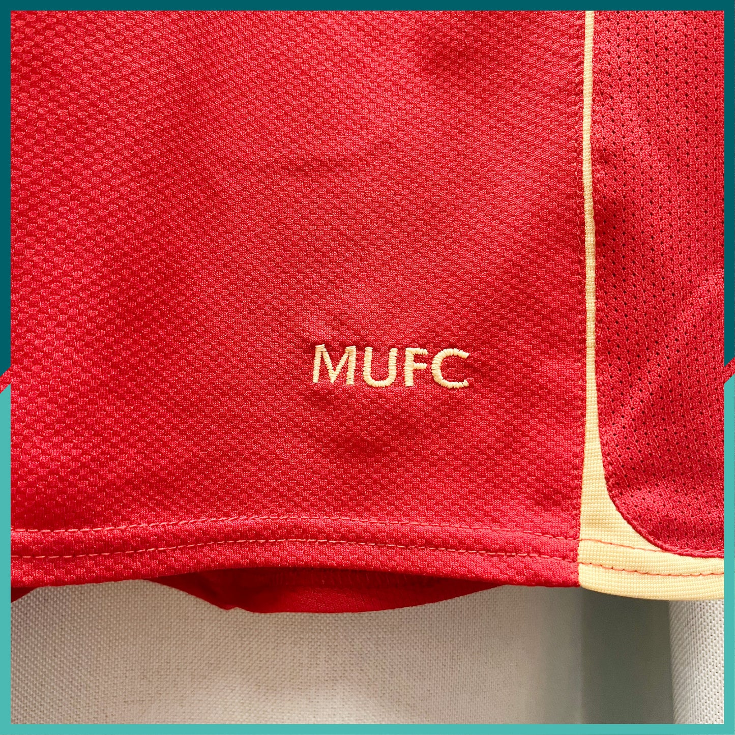 (Nameset & Patches Included) 2006-07 Manchester United Long Sleeve Home Jersey