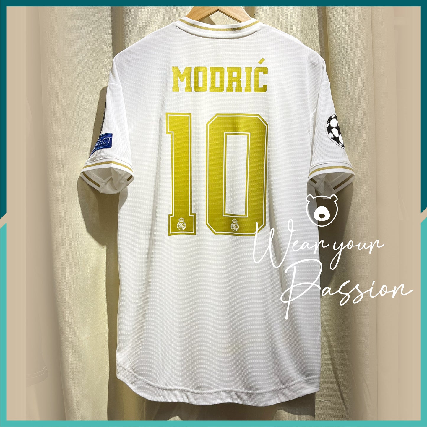 [Nameset & Patches Included] Authentic 2019-20 Real Madrid Home Jersey