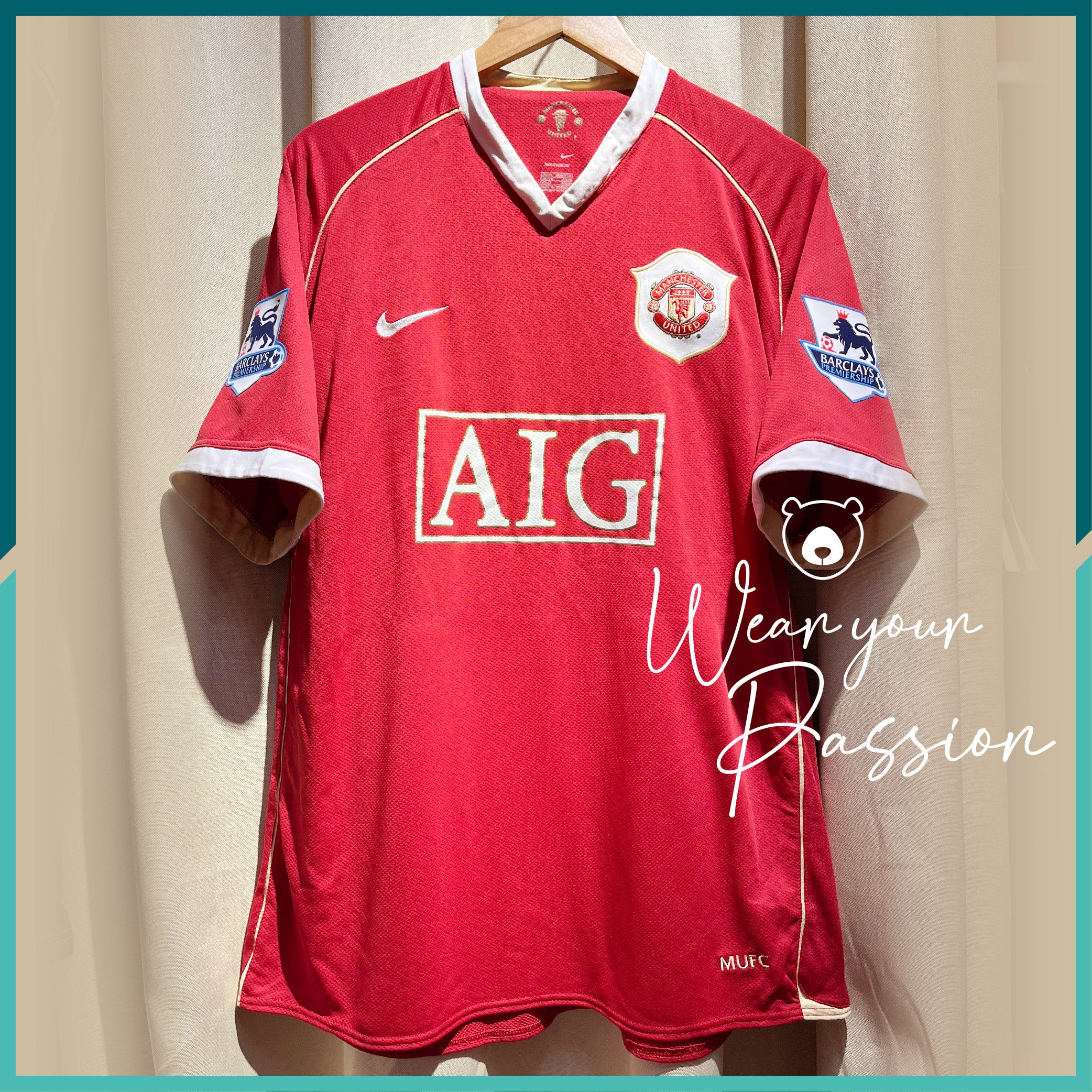 Patches Included] 2006-07 Manchester United Home Jersey – 巨