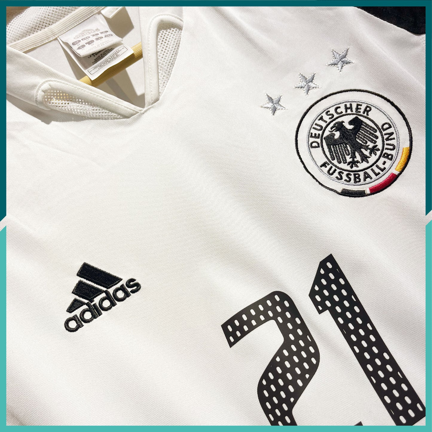 (Nameset Included) 2003-04 Germany Home Jersey