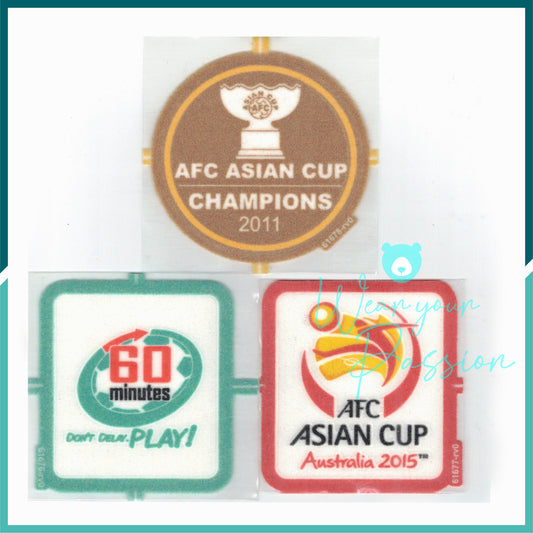 2015 AFC Asian Cup Arm Patches and Champions Patch (Japan Use)