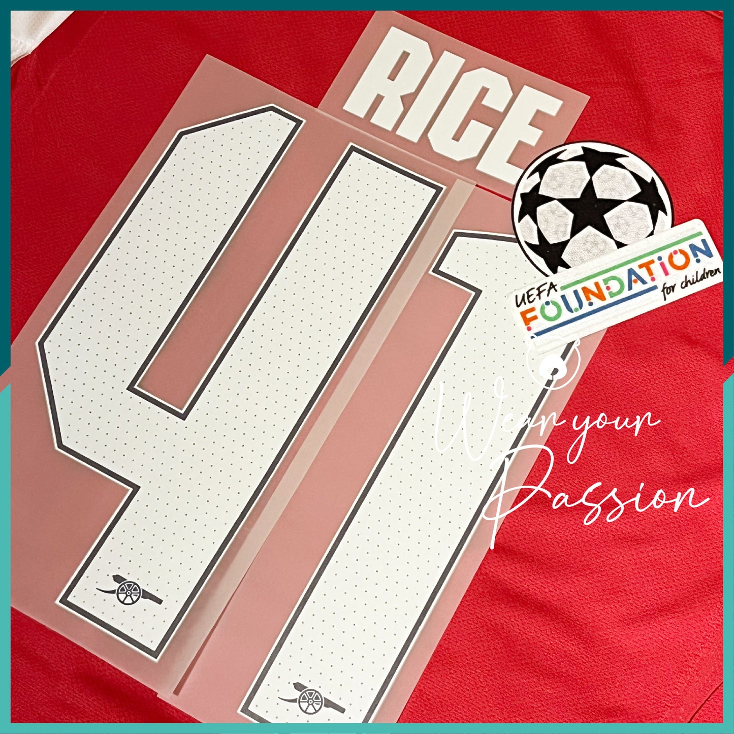 (Nameset & Patches Included) Authentic 2024-25 Arsenal Home Jersey 
